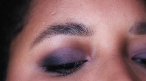 maquillage ton violet purple obsession panda colourpop abh modern renaissance zoeva smoky close up